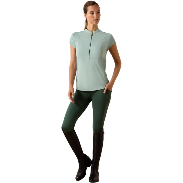 2026 Ariat Mujeres Breathe 1/2 Zip Baselayer 10071208 - Blue Surf